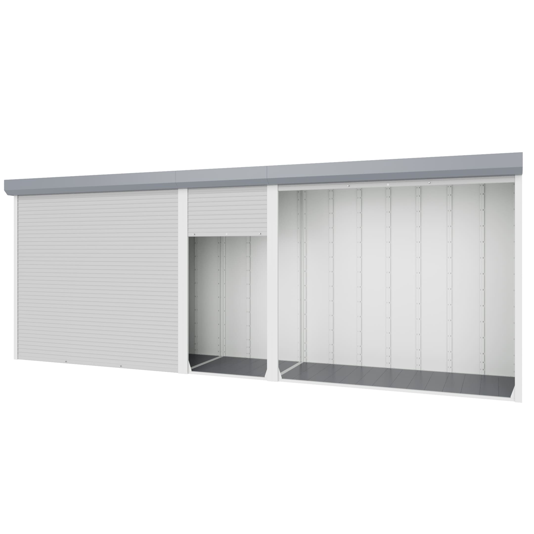 Шкаф роллетный RCAB STG 1500х6450х900 (три рольставни шириной 2150мм)