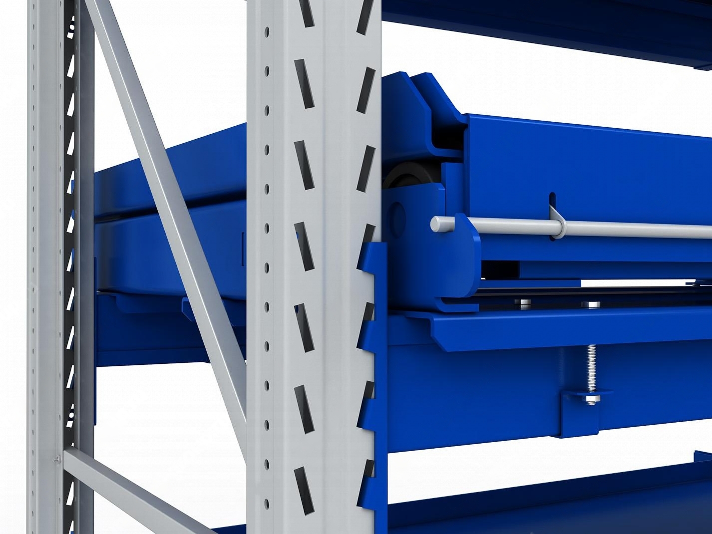 ER-00033507 Стеллаж с выкатными платформами S-HEAVY 1000/1300 (2 яруса хранения)