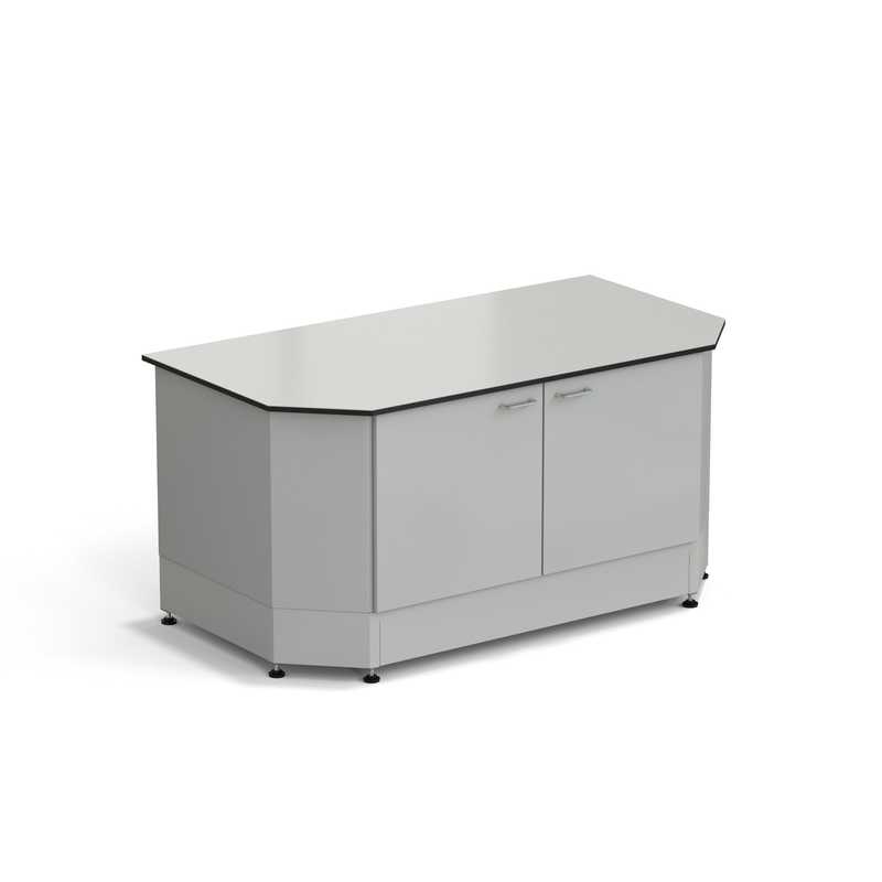 77.0049.10.08 Стол-тумба торцевой ЭКРОС 1500х800х750 мм, раб. поверхность - LABGRADE