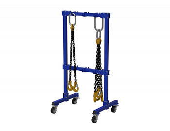 ER-00031844 Стеллаж для строп передвижной 1000 1970x1000x800 мм