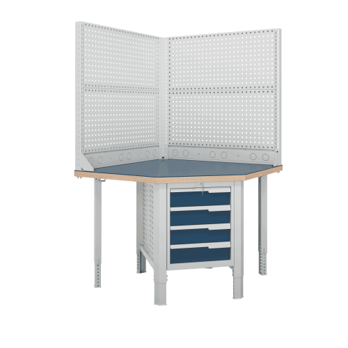 Верстак (угловой) CTR U532.S4.1-2R