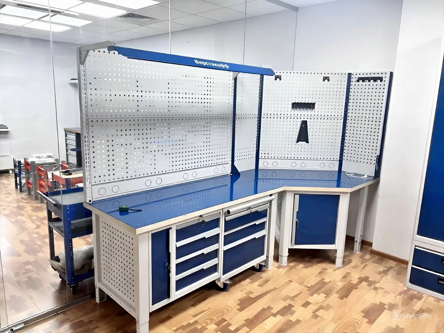 CTR 2202.S4L4M4.2-2 Верстак слесарный 2165x2193x743 мм