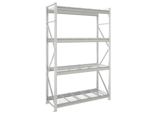 Стеллаж усиленный MS Pro 250/150x60/4 с сетчатыми полками