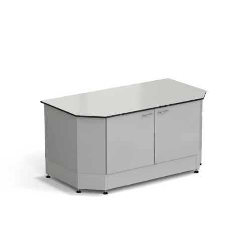 77.0049.10.08 Стол-тумба торцевой ЭКРОС 1500х800х750 мм, раб. поверхность - LABGRADE